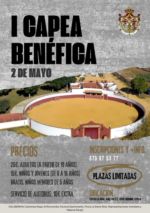 la exaltación - capea benéfica - 2 mayo