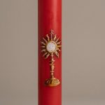 la o - decoración cirios procesión impedidos