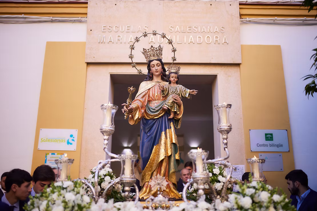 maría auxiliadora trinidad - traslado catedral - 9 mayo