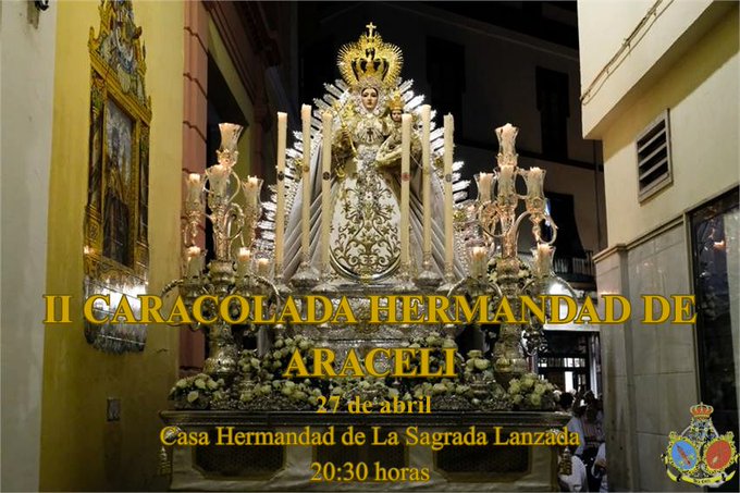 virgen de araceli - caracolada - 27 abril