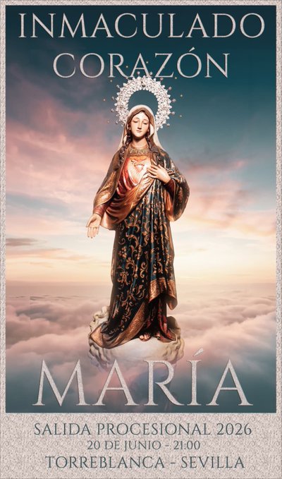 inmaculado corazón torreblanca - cartel junio 2026