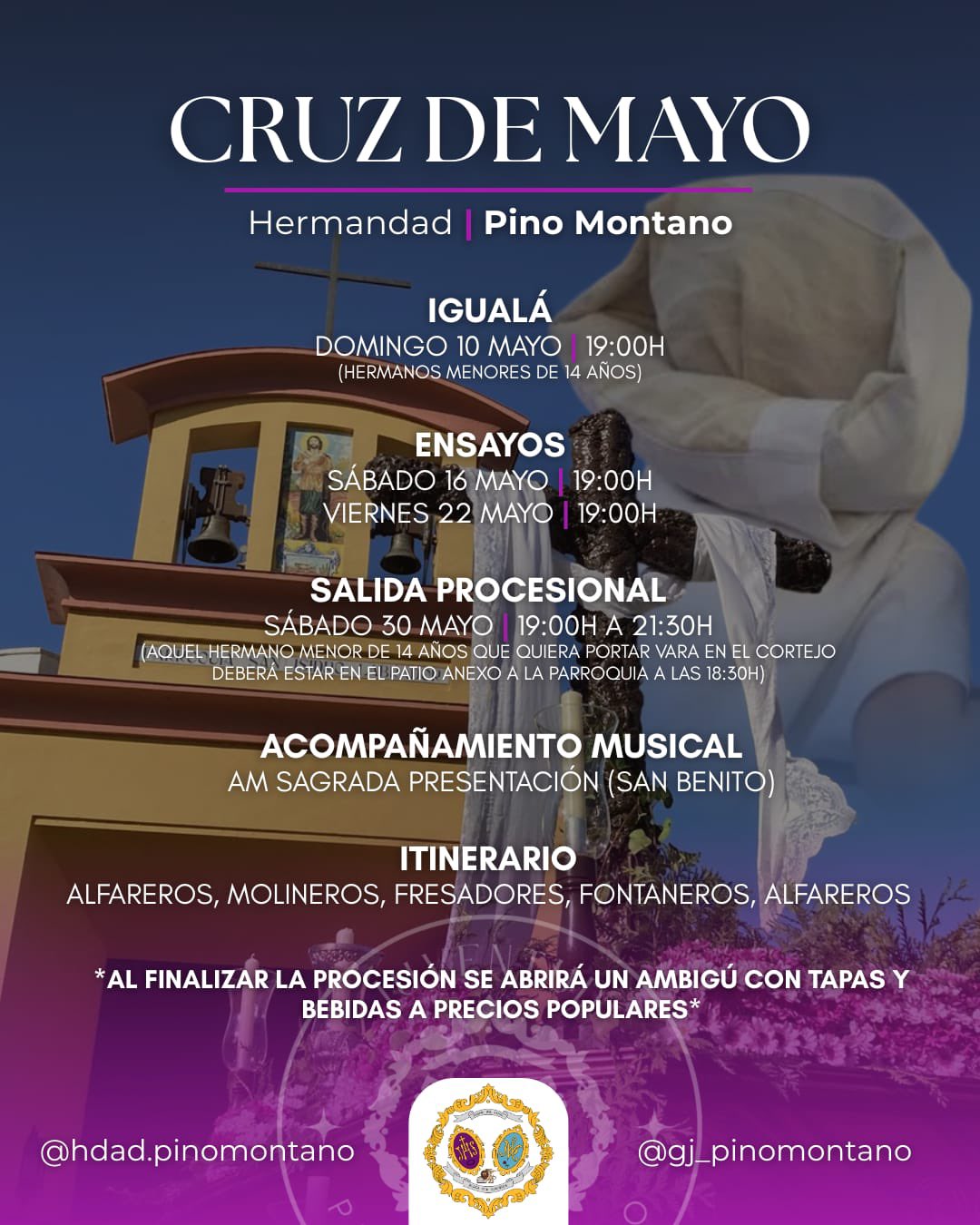 pino montano - cruz de mayo - 30 mayo