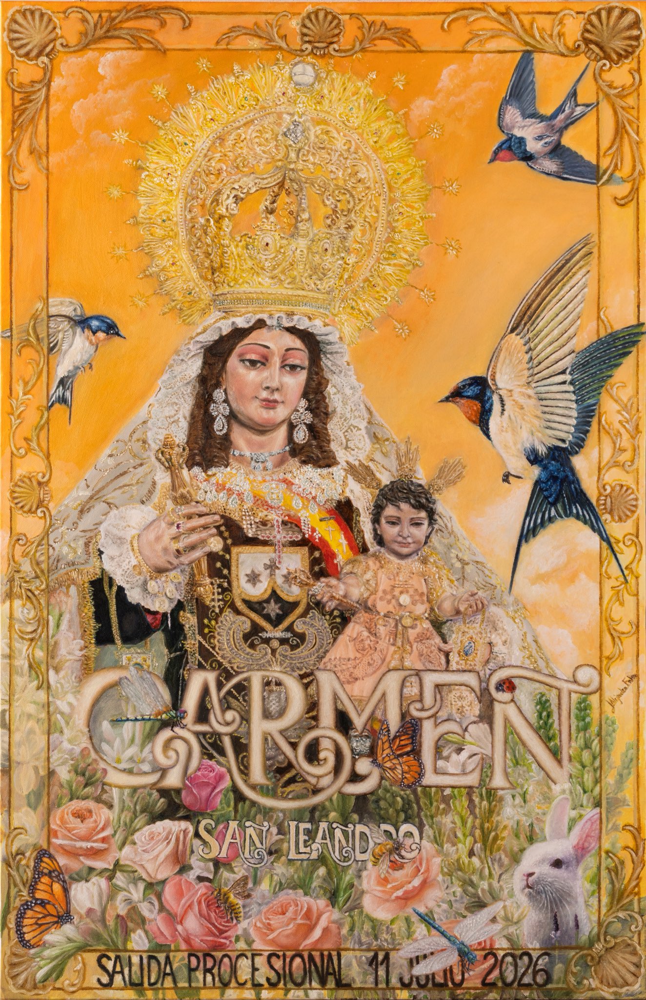 carmen de san leandro - cartel