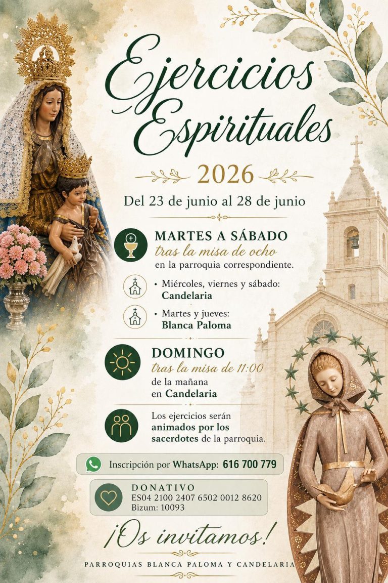 parroquia los pajaritos - ejercicios espirituales - 28 junio
