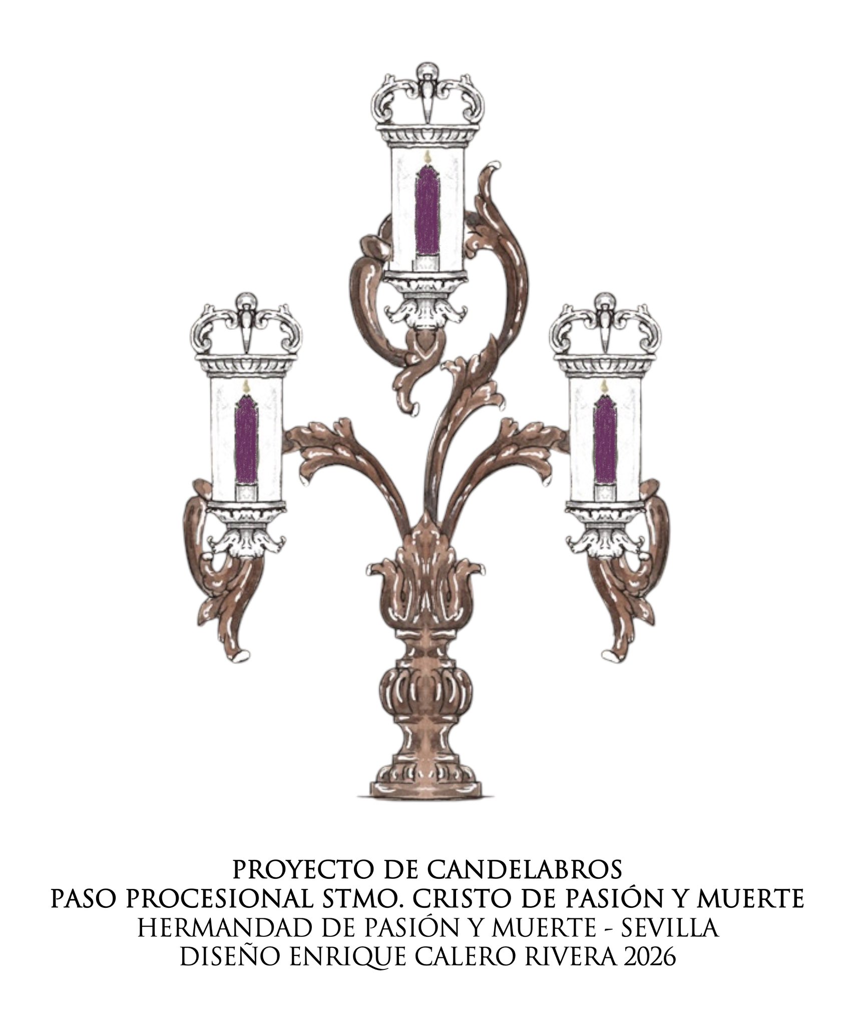 pasión y muerte - proyecto candelabros
