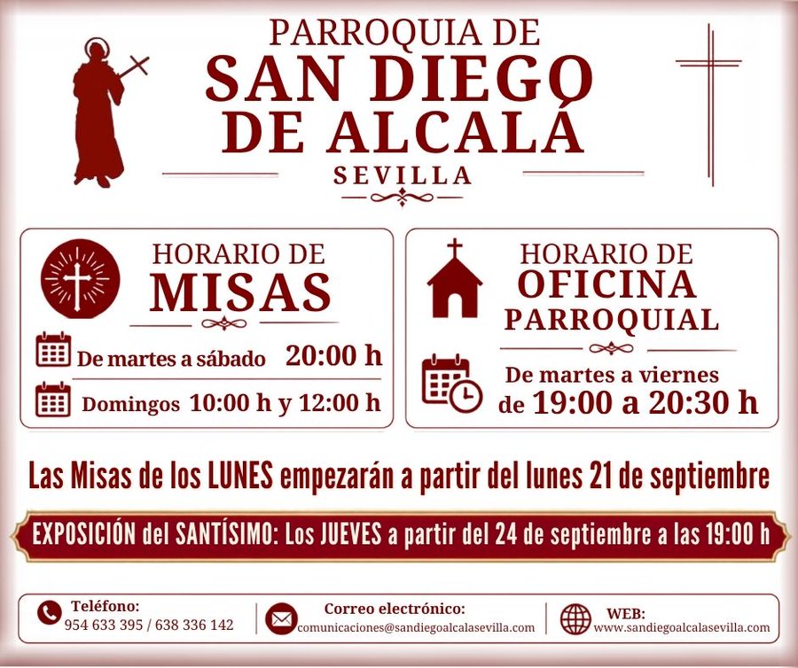 horarios misas