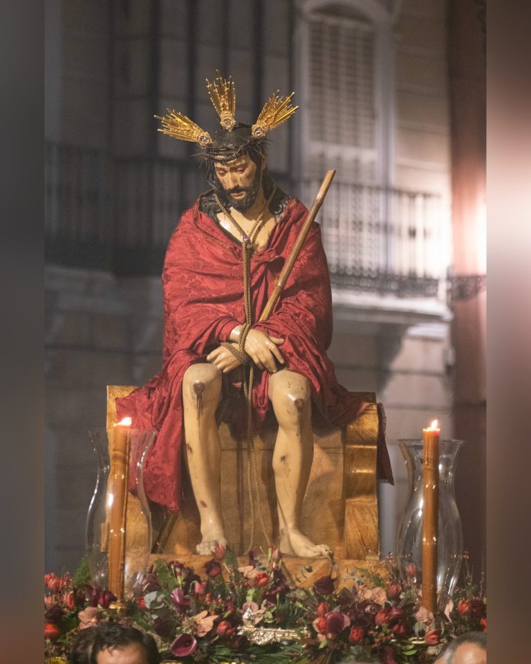 San Esteban - Cristo de la Salud y Buen Viaje - Portado en andas