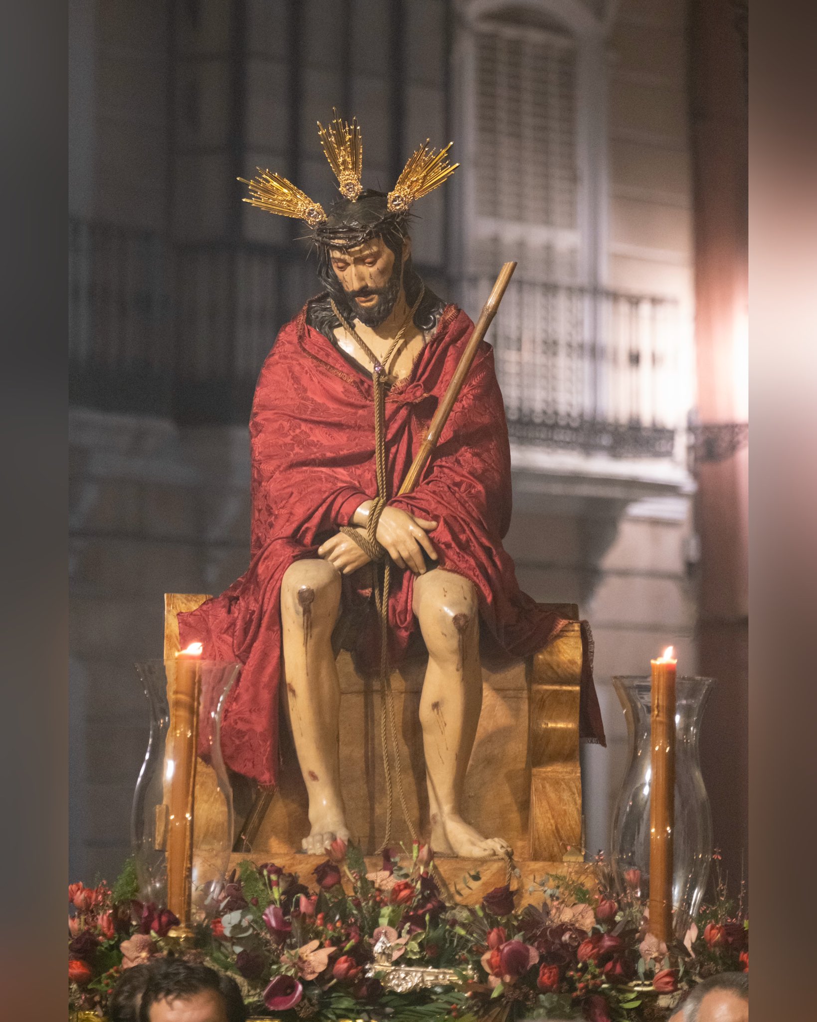 San Esteban - Cristo de la Salud y Buen Viaje - Portado en andas