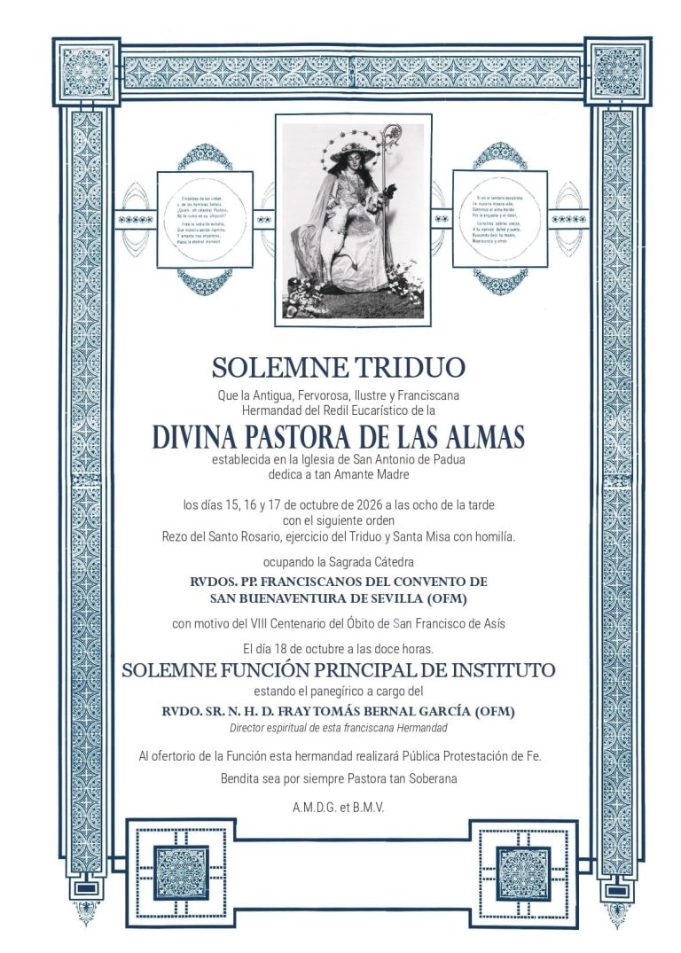 divina pastora de san antonio