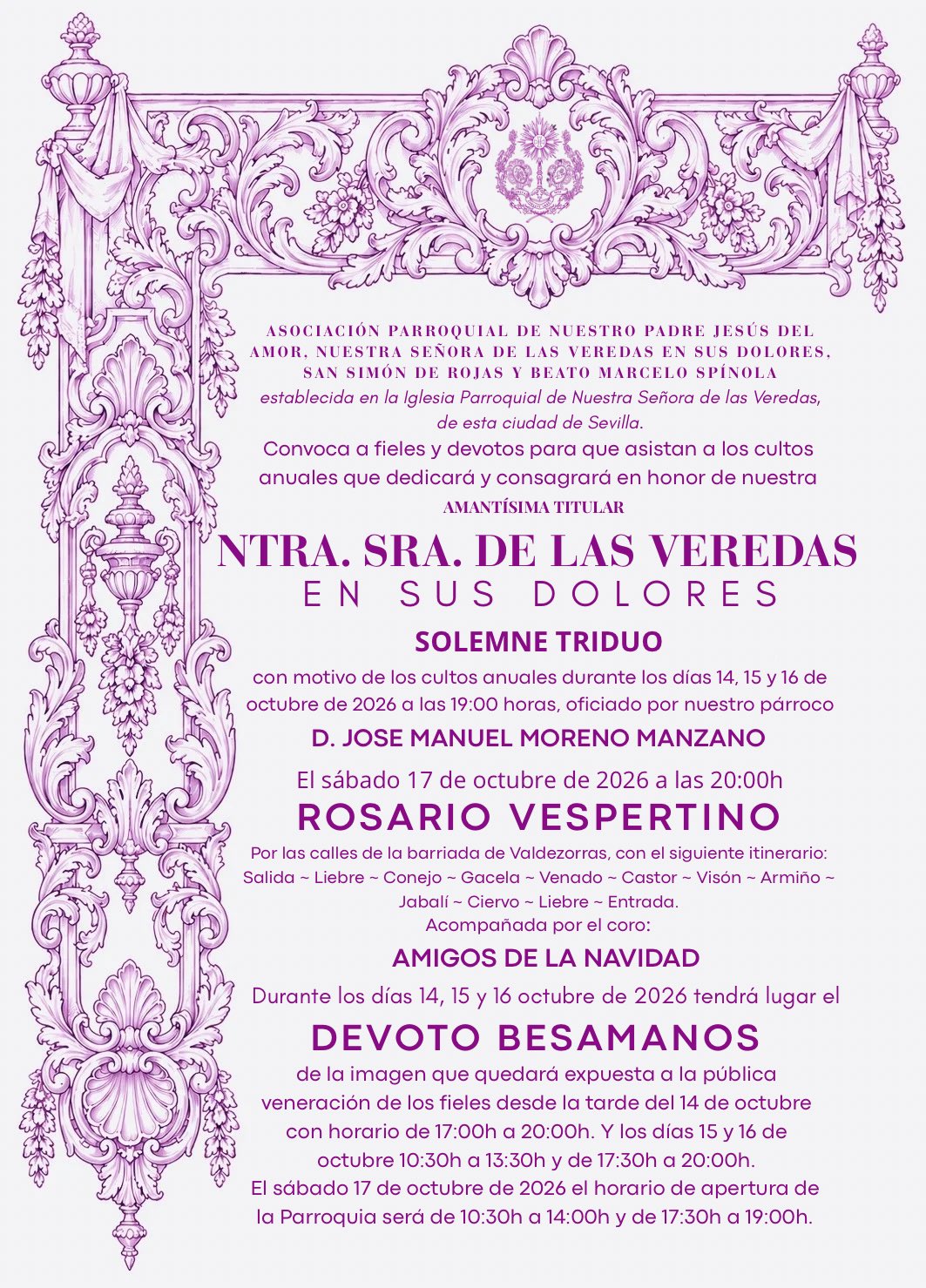 veredas de valdezorras - cultos