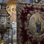 virgen de la alegría - simpecado